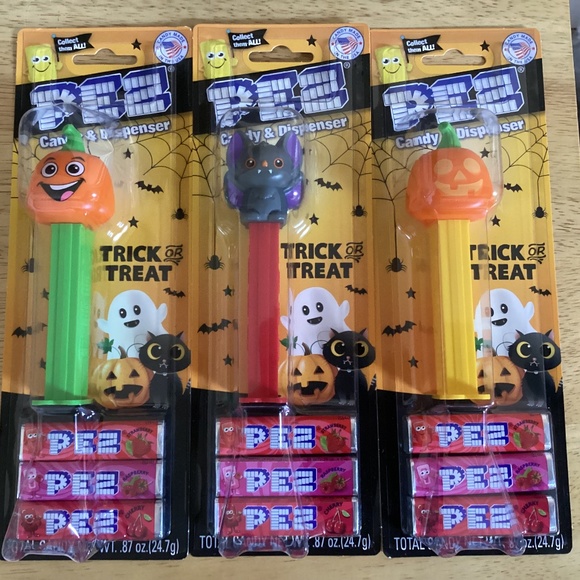 Halloween Trick or Treat PEZ Candy and dispenser Bundle of 3 New - Picture 1 of 9